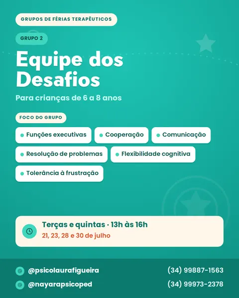 Arte: Grupo 2 — Equipe dos Desafios, 6 a 8 anos